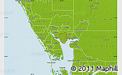 Physical Map of ZIP code 33948