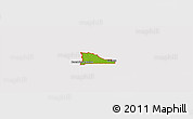 Physical Panoramic Map of ZIP code 33955, cropped outside