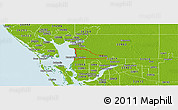 Physical Panoramic Map of ZIP code 33955