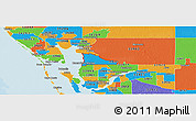 Political Panoramic Map of ZIP code 33955