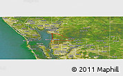 Satellite Panoramic Map of ZIP code 33955