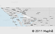 Silver Style Panoramic Map of ZIP code 33955