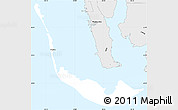 Silver Style Simple Map of ZIP code 33957