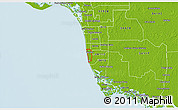 Physical 3D Map of ZIP code 34102