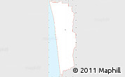 Silver Style Simple Map of ZIP code 34102