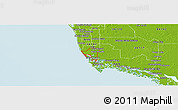 Physical Panoramic Map of ZIP code 34113