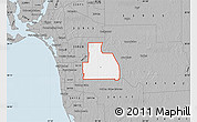 Gray Map of ZIP code 34120