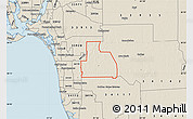 Shaded Relief Map of ZIP code 34120