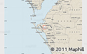 Classic Style Map of ZIP code 34205