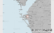 Gray Map of ZIP code 34205