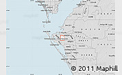 Silver Style Map of ZIP code 34205