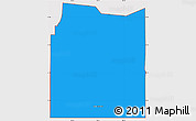 Political Simple Map of ZIP code 34205, cropped outside