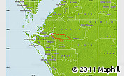 Physical Map of ZIP code 34212