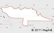 Silver Style Simple Map of ZIP code 34212