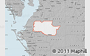 Gray Map of ZIP code 34219