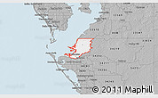 Gray 3D Map of ZIP code 34221