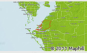 Physical 3D Map of ZIP code 34221