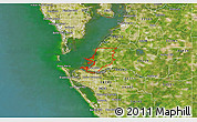 Satellite 3D Map of ZIP code 34221