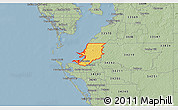 Savanna Style 3D Map of ZIP code 34221