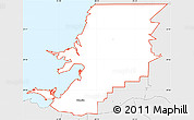 Silver Style Simple Map of ZIP code 34221