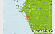 Physical Map of ZIP code 34239