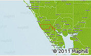 Physical 3D Map of ZIP code 34293