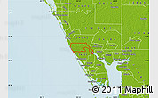 Physical Map of ZIP code 34293
