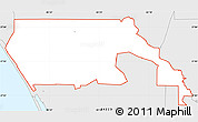 Silver Style Simple Map of ZIP code 34293