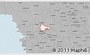 Gray 3D Map of ZIP code 34434