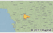 Savanna Style 3D Map of ZIP code 34434