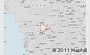 Silver Style Map of ZIP code 34434