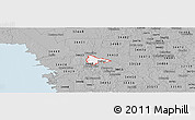 Gray Panoramic Map of ZIP code 34434