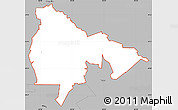 Gray Simple Map of ZIP code 34434