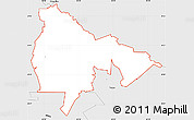 Silver Style Simple Map of ZIP code 34434