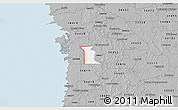 Gray 3D Map of ZIP code 34446