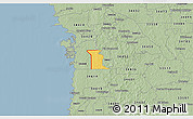 Savanna Style 3D Map of ZIP code 34446