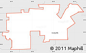 Silver Style Simple Map of ZIP code 34465