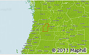 Physical 3D Map of ZIP code 34609