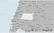 Gray 3D Map of ZIP code 34639