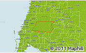 Physical 3D Map of ZIP code 34639
