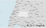 Silver Style 3D Map of ZIP code 34639
