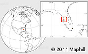 Blank Location Map of ZIP code 34639