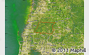 Satellite Map of ZIP code 34639