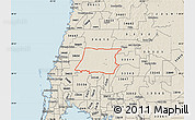 Shaded Relief Map of ZIP code 34639