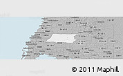 Gray Panoramic Map of ZIP code 34639