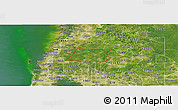 Satellite Panoramic Map of ZIP code 34639