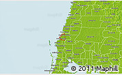 Physical 3D Map of ZIP code 34652