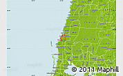 Physical Map of ZIP code 34652