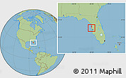 Savanna Style Location Map of ZIP code 34653