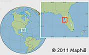 Savanna Style Location Map of ZIP code 34667